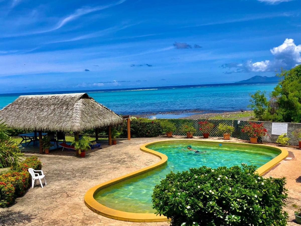 Superbe Bord De Mer, Acces Lagon Et Piscine Privee Paea Exterior photo