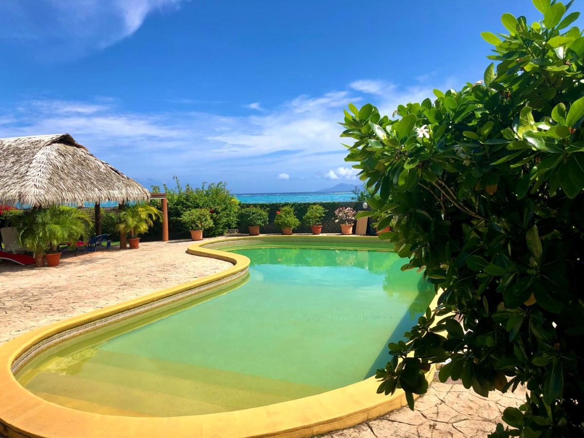Superbe Bord De Mer, Acces Lagon Et Piscine Privee Paea Exterior photo